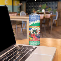 Personalised Tafea Joyeux Noel Skinny Tumbler Proud To Be a Ni-Van Sand Drawing Art LT9 - Polynesian Pride