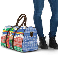 Personalised Tafea Joyeux Noel Travel Bag Proud To Be a Ni-Van Sand Drawing Art LT9 - Polynesian Pride
