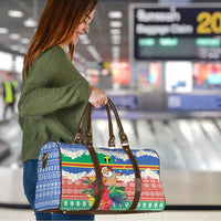 Personalised Tafea Joyeux Noel Travel Bag Proud To Be a Ni-Van Sand Drawing Art LT9 - Polynesian Pride