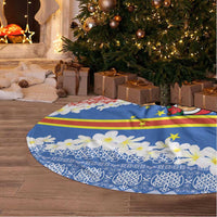 Tafea Joyeux Noel Tree Skirt Proud To Be a Ni-Van Sand Drawing Art LT9 - Polynesian Pride