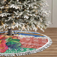 Tafea Joyeux Noel Tree Skirt Proud To Be a Ni-Van Sand Drawing Art LT9 - Polynesian Pride
