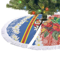 Tafea Joyeux Noel Tree Skirt Proud To Be a Ni-Van Sand Drawing Art LT9 - Polynesian Pride