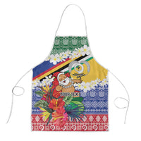 Personalised Torba Joyeux Noel Apron Proud To Be a Ni-Van Sand Drawing Art LT9 Green - Polynesian Pride