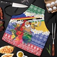 Personalised Torba Joyeux Noel Apron Proud To Be a Ni-Van Sand Drawing Art LT9 Green - Polynesian Pride