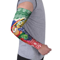 Personalised Torba Joyeux Noel Arm Sleeves Proud To Be a Ni-Van Sand Drawing Art - Polynesian Pride