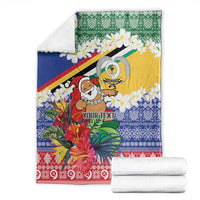 Personalised Torba Joyeux Noel Blanket Proud To Be a Ni-Van Sand Drawing Art - Polynesian Pride