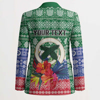 Personalised Torba Joyeux Noel Blazer Proud To Be a Ni-Van Sand Drawing Art - Polynesian Pride