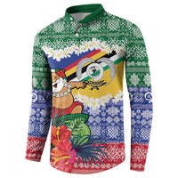 Personalised Torba Joyeux Noel Button Sweatshirt Proud To Be a Ni-Van Sand Drawing Art LT9 - Polynesian Pride