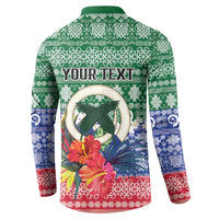 Personalised Torba Joyeux Noel Button Sweatshirt Proud To Be a Ni-Van Sand Drawing Art LT9 - Polynesian Pride