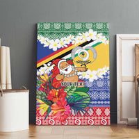 Personalised Torba Joyeux Noel Canvas Wall Art Proud To Be a Ni-Van Sand Drawing Art - Polynesian Pride