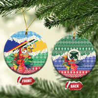 Personalised Torba Joyeux Noel Ceramic Ornament Proud To Be a Ni-Van Sand Drawing Art - Polynesian Pride