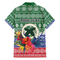 Personalised Torba Joyeux Noel Family Matching Long Sleeve Bodycon Dress and Hawaiian Shirt Proud To Be a Ni-Van Sand Drawing Art - Polynesian Pride