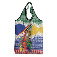 Personalised Torba Joyeux Noel Grocery Bag Proud To Be a Ni-Van Sand Drawing Art LT9 - Polynesian Pride