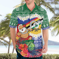 Personalised Torba Joyeux Noel Hawaiian Shirt Proud To Be a Ni-Van Sand Drawing Art - Polynesian Pride