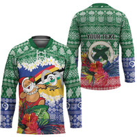 Personalised Torba Joyeux Noel Hockey Jersey Proud To Be a Ni-Van Sand Drawing Art LT9 - Polynesian Pride