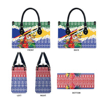 Personalised Torba Joyeux Noel Leather Bag Proud To Be a Ni-Van Sand Drawing Art LT9 - Polynesian Pride