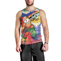 Personalised Torba Joyeux Noel Men Tank Top Proud To Be a Ni-Van Sand Drawing Art - Polynesian Pride