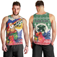 Personalised Torba Joyeux Noel Men Tank Top Proud To Be a Ni-Van Sand Drawing Art - Polynesian Pride