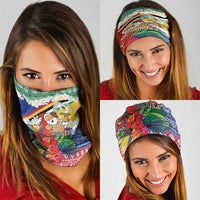 Personalised Torba Joyeux Noel Neck Gaiter Proud To Be a Ni-Van Sand Drawing Art - Polynesian Pride