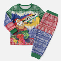 Personalised Torba Joyeux Noel Christmas Pajama Set Proud To Be a Ni-Van Sand Drawing Art - Polynesian Pride