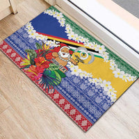 Personalised Torba Joyeux Noel Rubber Doormat Proud To Be a Ni-Van Sand Drawing Art LT9 - Polynesian Pride