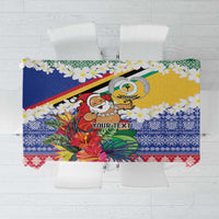 Personalised Torba Joyeux Noel Tablecloth Proud To Be a Ni-Van Sand Drawing Art - Polynesian Pride