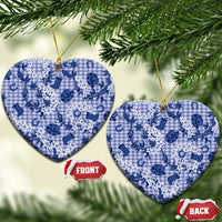 Mokihana Maile Ilima Leis Paniolo Palaka Ceramic Ornament Hawaiian Polu Spirit - Polynesian Pride