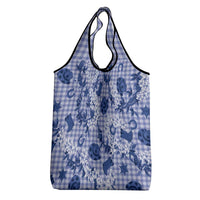 Mokihana Maile Ilima Leis Paniolo Palaka Grocery Bag Hawaiian Polu Spirit - Polynesian Pride