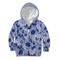 Mokihana Maile Ilima Leis Paniolo Palaka Kid Hoodie Hawaiian Polu Spirit - Polynesian Pride