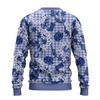 Mokihana Maile Ilima Leis Paniolo Palaka Ugly Christmas Sweater Hawaiian Polu Spirit - Polynesian Pride