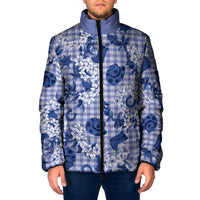 Mokihana Maile Ilima Leis Paniolo Palaka Padded Jacket Hawaiian Polu Spirit - Polynesian Pride