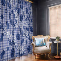 Mokihana Maile Ilima Leis Paniolo Palaka Window Curtain Hawaiian Polu Spirit - Polynesian Pride