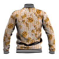 Mokihana Maile Ilima Leis Paniolo Palaka Baseball Jacket Hawaiian Kula Spirit - Polynesian Pride