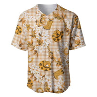 Mokihana Maile Ilima Leis Paniolo Palaka Baseball Jersey Hawaiian Kula Spirit - Polynesian Pride