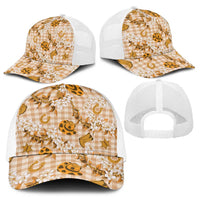 Mokihana Maile Ilima Leis Paniolo Palaka Baseball Net Cap Hawaiian Kula Spirit LT9 - Polynesian Pride