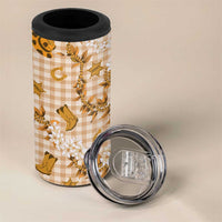 Mokihana Maile Ilima Leis Paniolo Palaka 4 in 1 Can Cooler Tumbler Hawaiian Kula Spirit - Polynesian Pride