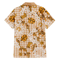 Mokihana Maile Ilima Leis Paniolo Palaka Family Matching Puletasi and Hawaiian Shirt Hawaiian Kula Spirit - Polynesian Pride