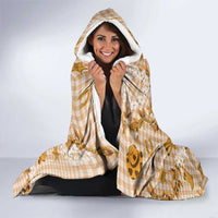 Mokihana Maile Ilima Leis Paniolo Palaka Hooded Blanket Hawaiian Kula Spirit - Polynesian Pride