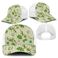 Mokihana Maile Ilima Leis Paniolo Palaka Baseball Net Cap Hawaiian Omaomo Ala Spirit LT9 - Polynesian Pride