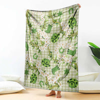 Mokihana Maile Ilima Leis Paniolo Palaka Blanket Hawaiian Omaomo Ala Spirit - Polynesian Pride