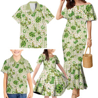 Mokihana Maile Ilima Leis Paniolo Palaka Family Matching Mermaid Dress and Hawaiian Shirt Hawaiian Omaomo Ala Spirit - Polynesian Pride