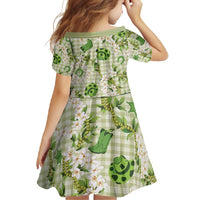 Mokihana Maile Ilima Leis Paniolo Palaka Family Matching Off Shoulder Maxi Dress and Hawaiian Shirt Hawaiian Omaomo Ala Spirit - Polynesian Pride