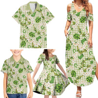 Mokihana Maile Ilima Leis Paniolo Palaka Family Matching Summer Maxi Dress and Hawaiian Shirt Hawaiian Omaomo Ala Spirit - Polynesian Pride