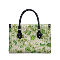 Mokihana Maile Ilima Leis Paniolo Palaka Leather Bag Hawaiian Omaomo Ala Spirit - Polynesian Pride