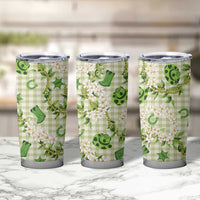 Mokihana Maile Ilima Leis Paniolo Palaka Tumbler Cup Hawaiian Omaomo Ala Spirit - Polynesian Pride