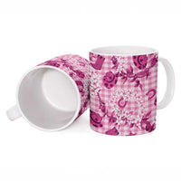 Mokihana Maile Ilima Leis Paniolo Palaka Ceramic Mug Hawaiian Omaomo Ulaula Spirit - Polynesian Pride