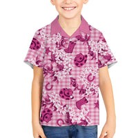 Mokihana Maile Ilima Leis Paniolo Palaka Hawaiian Shirt Hawaiian Omaomo Ulaula Spirit - Polynesian Pride