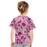 Mokihana Maile Ilima Leis Paniolo Palaka Kid T Shirt Hawaiian Omaomo Ulaula Spirit - Polynesian Pride