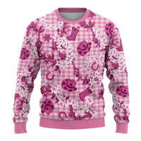 Mokihana Maile Ilima Leis Paniolo Palaka Ugly Christmas Sweater Hawaiian Omaomo Ulaula Spirit - Polynesian Pride