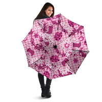 Mokihana Maile Ilima Leis Paniolo Palaka Umbrella Hawaiian Omaomo Ulaula Spirit - Polynesian Pride